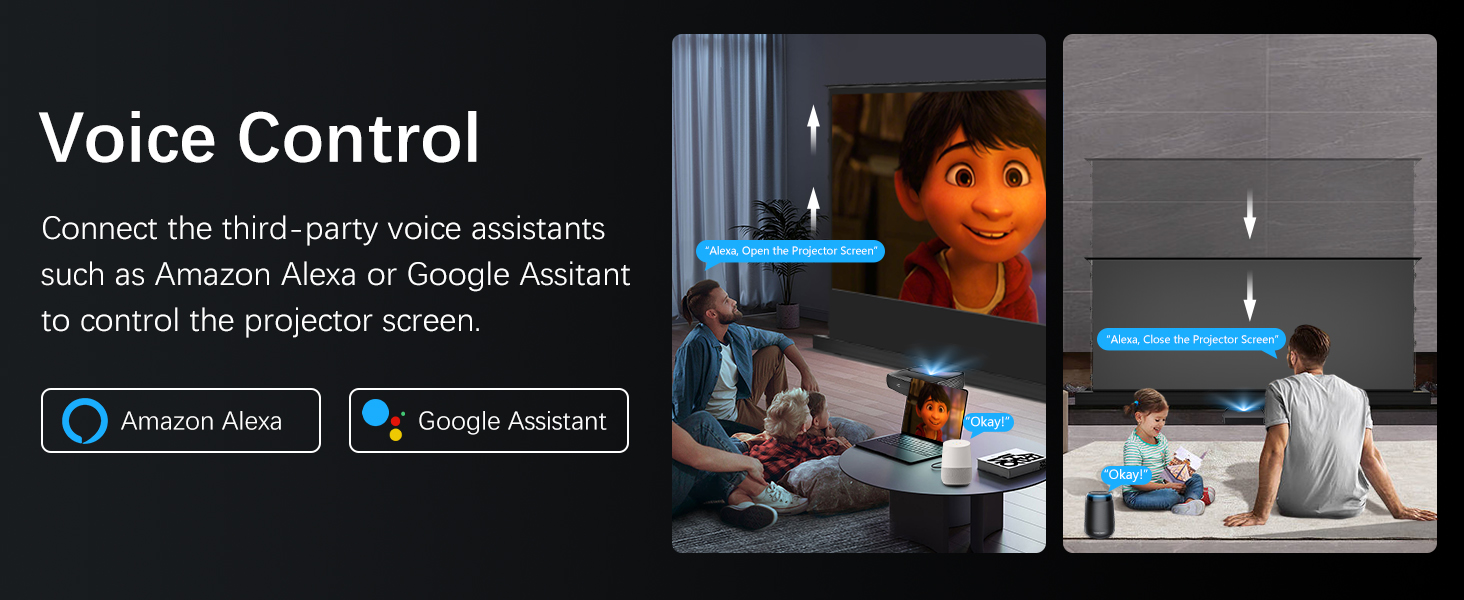 floor rising projector screen