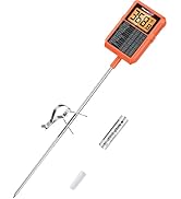 ThermoPro TP510 Waterproof Digital Candy Thermometer with Pot Clip, 8