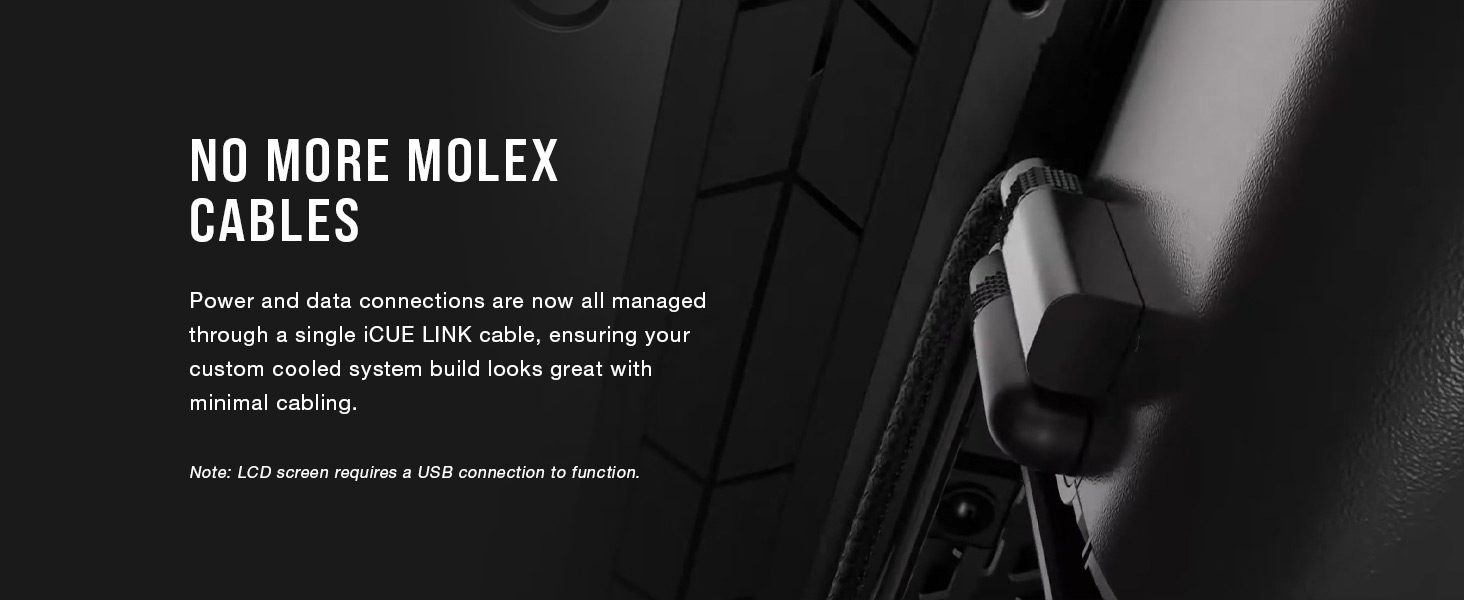 iCUE LINK, D5 pump reservoir, LCD water cooling pump, Custom cooling pump