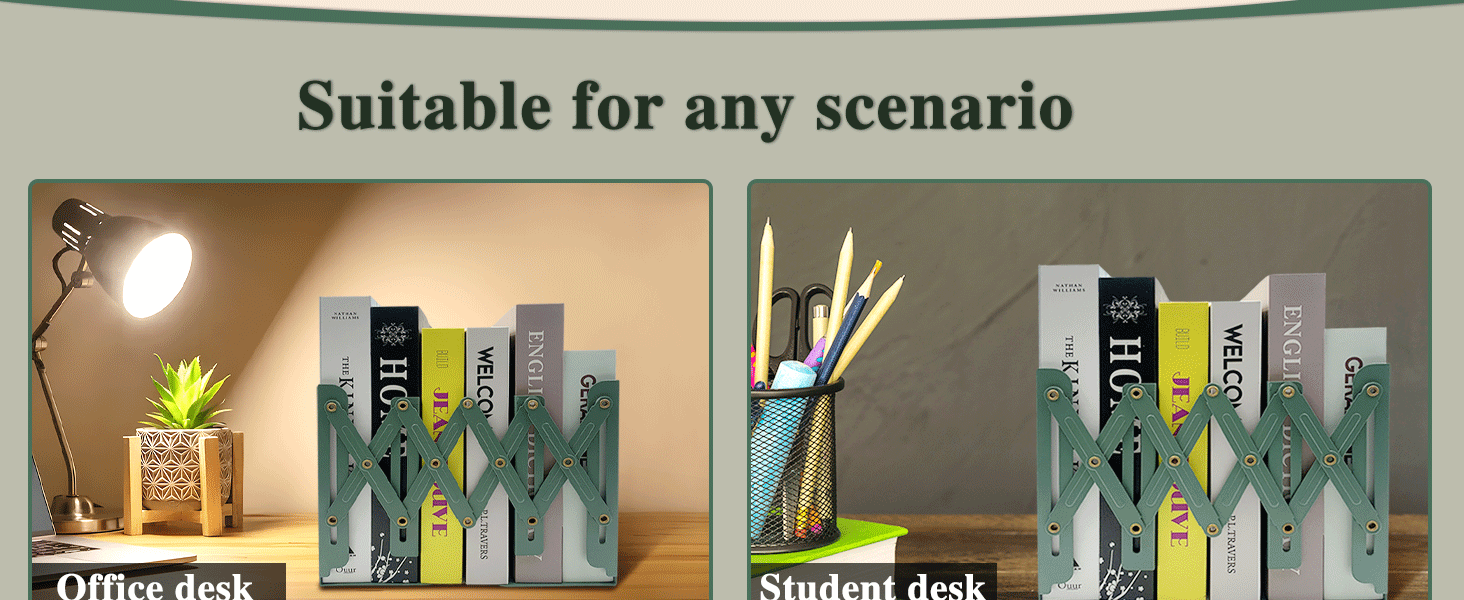 Adjustable Bookends