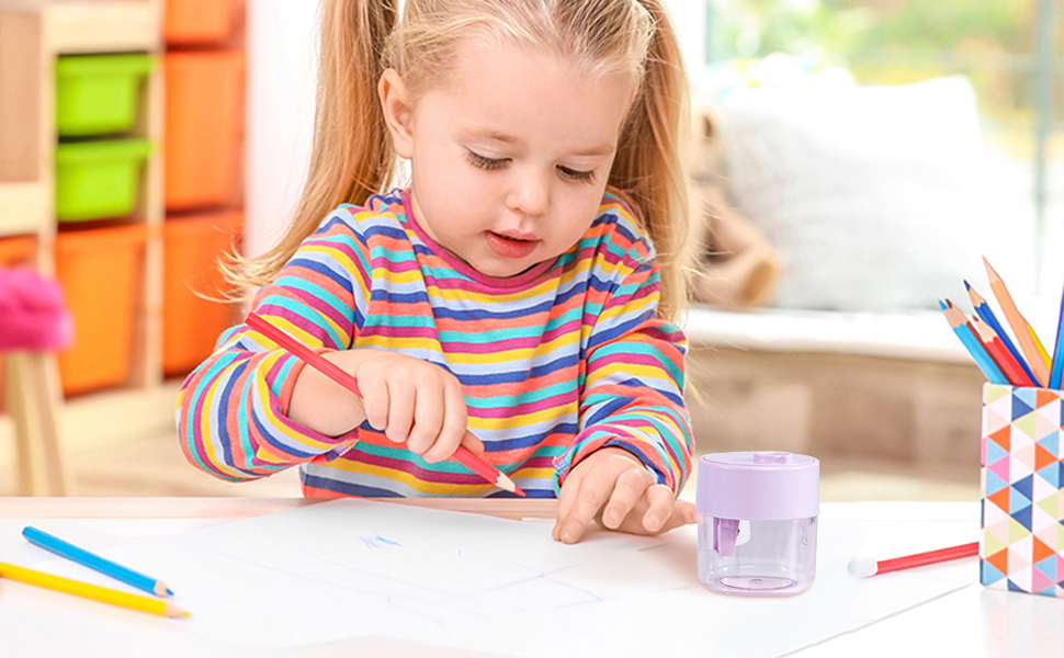 Golcellia 3 PCS Pencil Sharpeners, Colored Pencil