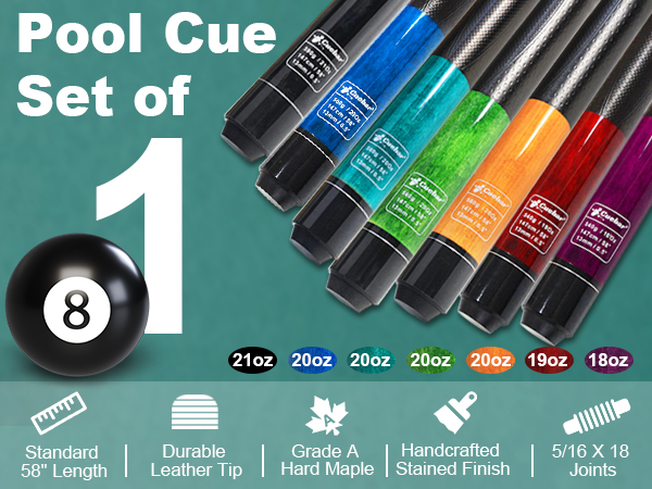 UNDER THE COUNTER ／ POOL OF CIDER Amazon.com : Pool Cue Stick with Case, 13mm Glass Fiber Pool