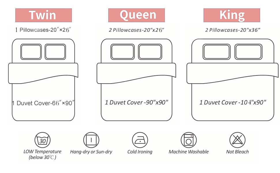 set biancheria rosa queen