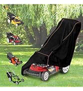 QYMOTO Lawn Mower Cover,Push Lawn Mower Cover,Walk Behind Mower Cover 420D Waterproof HeavyDuty,f...
