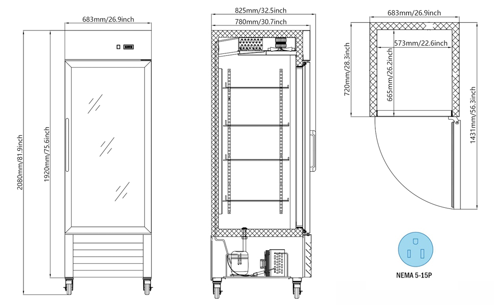 Commercial Refrigerator