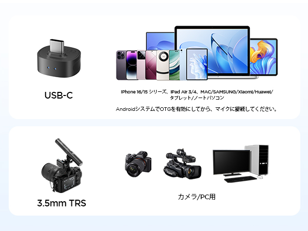 Amazon.co.jp: BOYA Magic-03 ワイヤレスピンマイク - 30時間