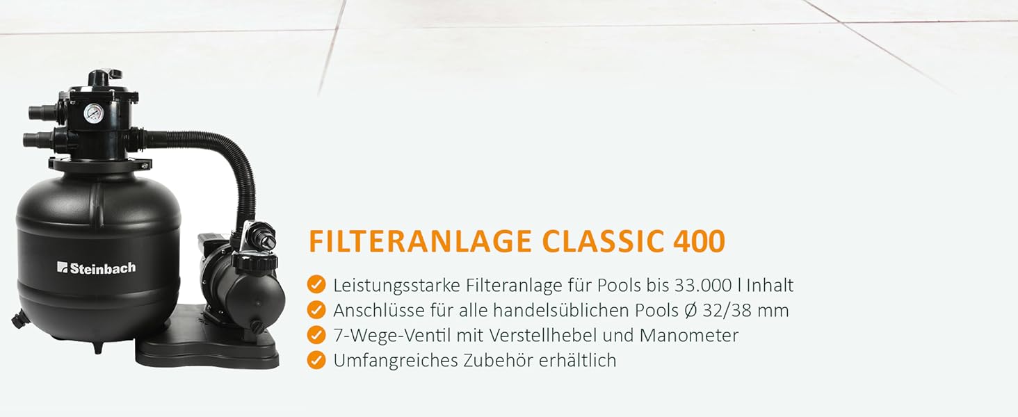 Steinbach Filteranlage Classic 250N, 3,8 m³/h Umwälzleistung, für-invalides-Unterwasserfilter, ideal für Privathaushalte 5c2ed62d Ebde 4d5f 9082 1c6359828726. CR0,0,1952,800 PT0 SX1464 V1
