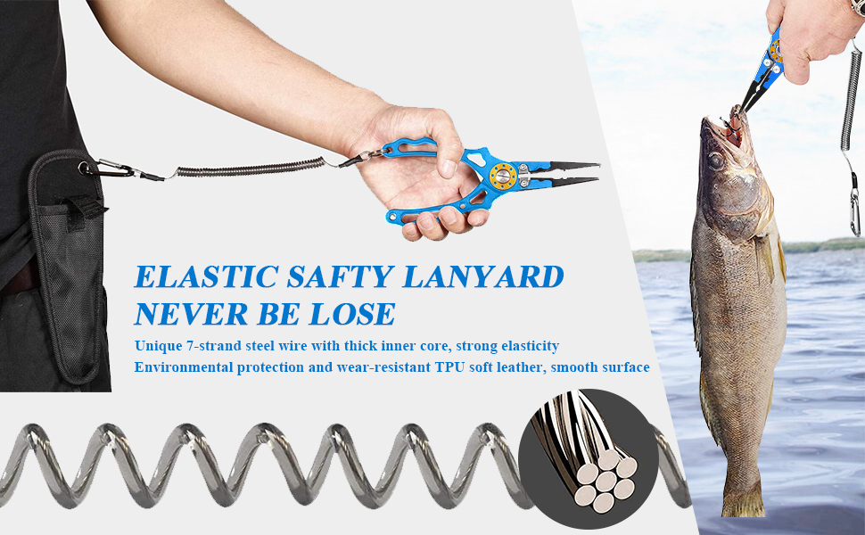 Fishing Pliers Hook Remover Split Ring Pliers, Fishing Line Cutter