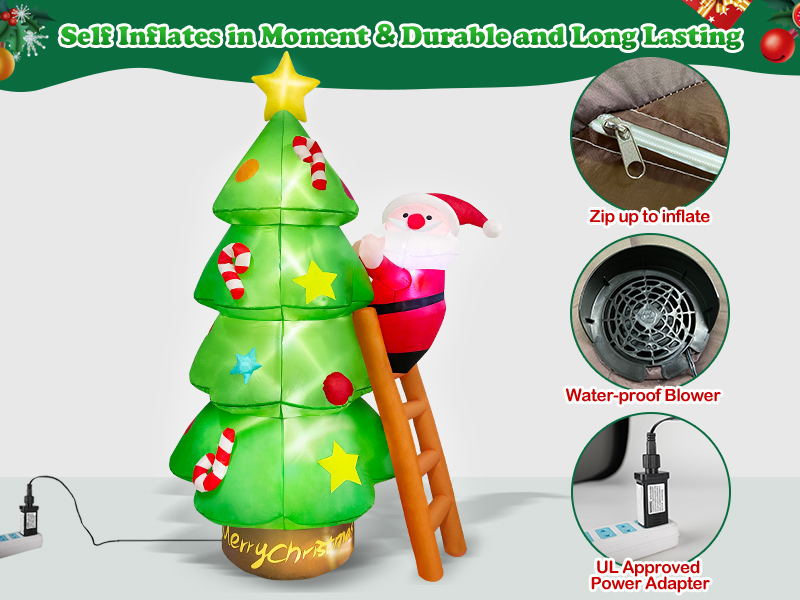 christmas tree inflatables outdoor decorations