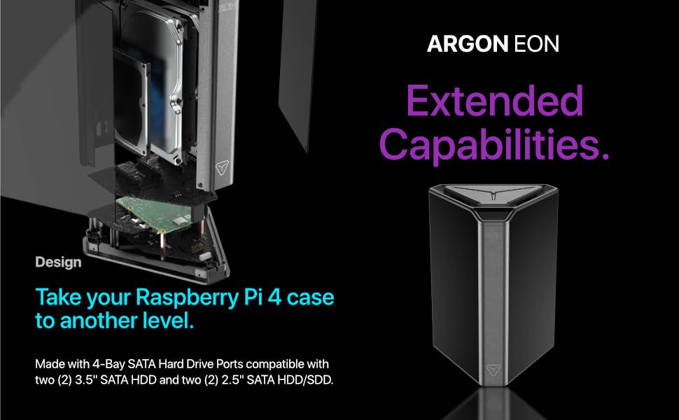 Argon EON | Take your Raspberry Pi 4 case to another level