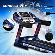 PowerMax Fitness;treadmill for home use,marvel edition treadmill,manual trademil