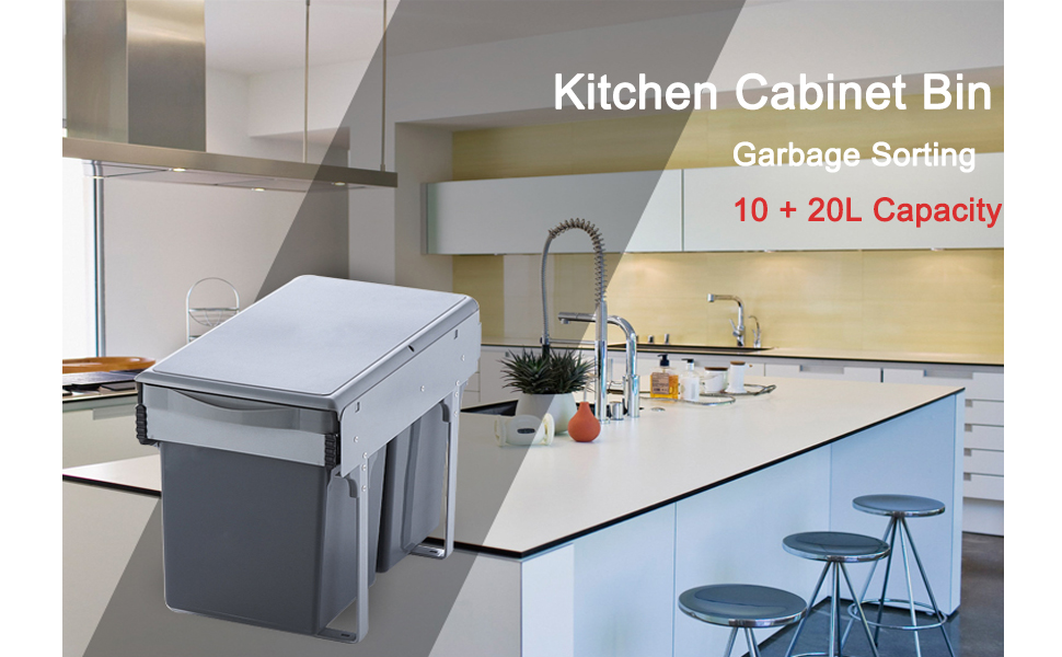 foriy Pull Out Trash Can Under Pull Out Garbage Bin Kitchen