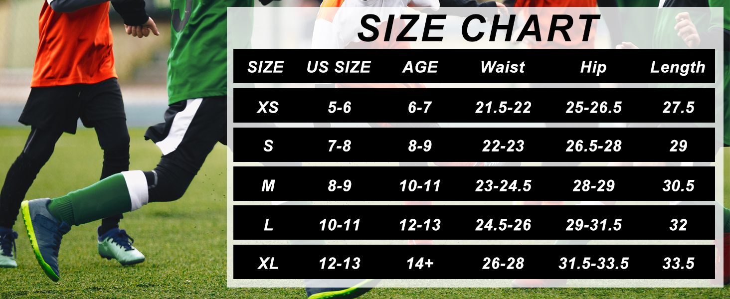 youth athletic compression pants boys football basketball soccer sports base layer tight leggings
