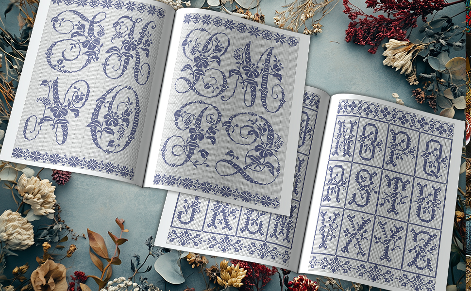 Vintage Alphabet Cross Stitch Encyclopedia: 150 Antique