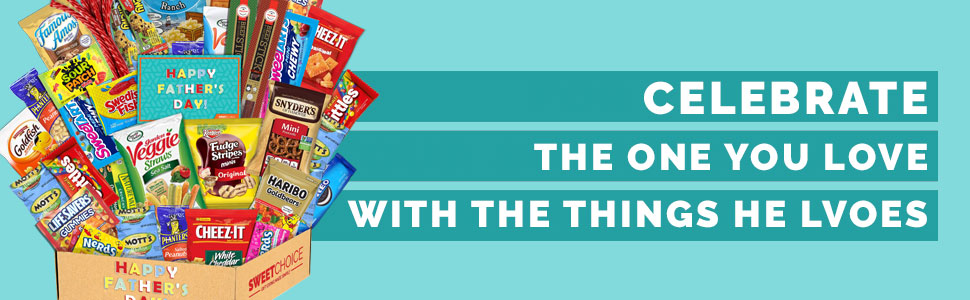 Father's Day Variety Gift Box of Snacks