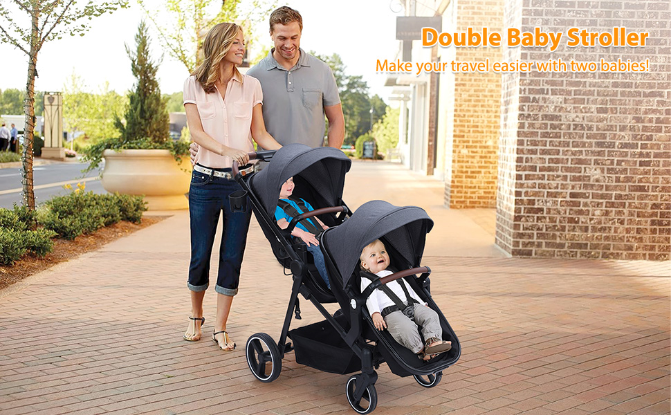 double stroller newborn and toddler
