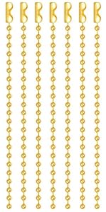 Gold metal ball chains