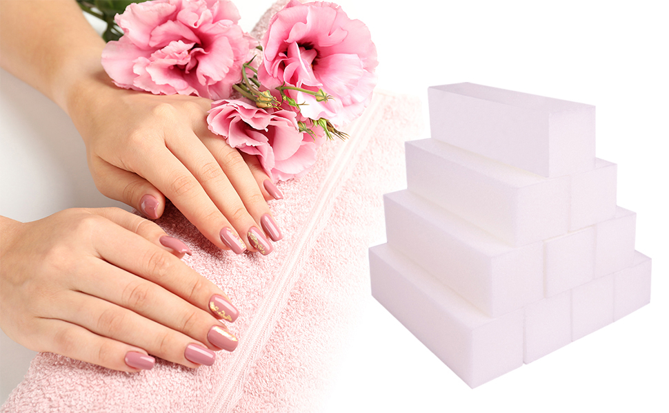 Nail Buffer Block for Acrylic and Natural Nails(10 Pack