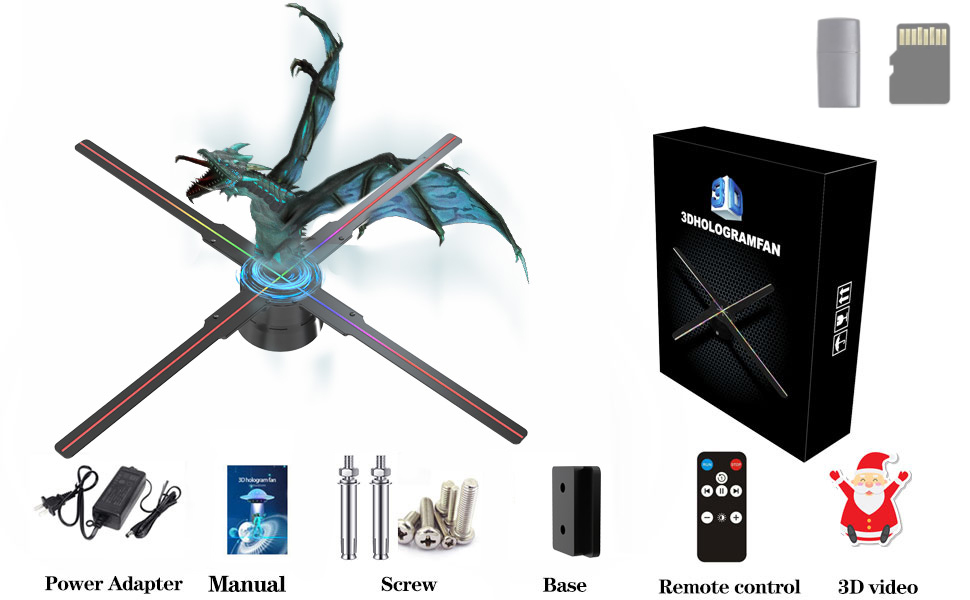 Amazon.co.jp: 3dホログラム ファン プロジェクター 長さ46CM