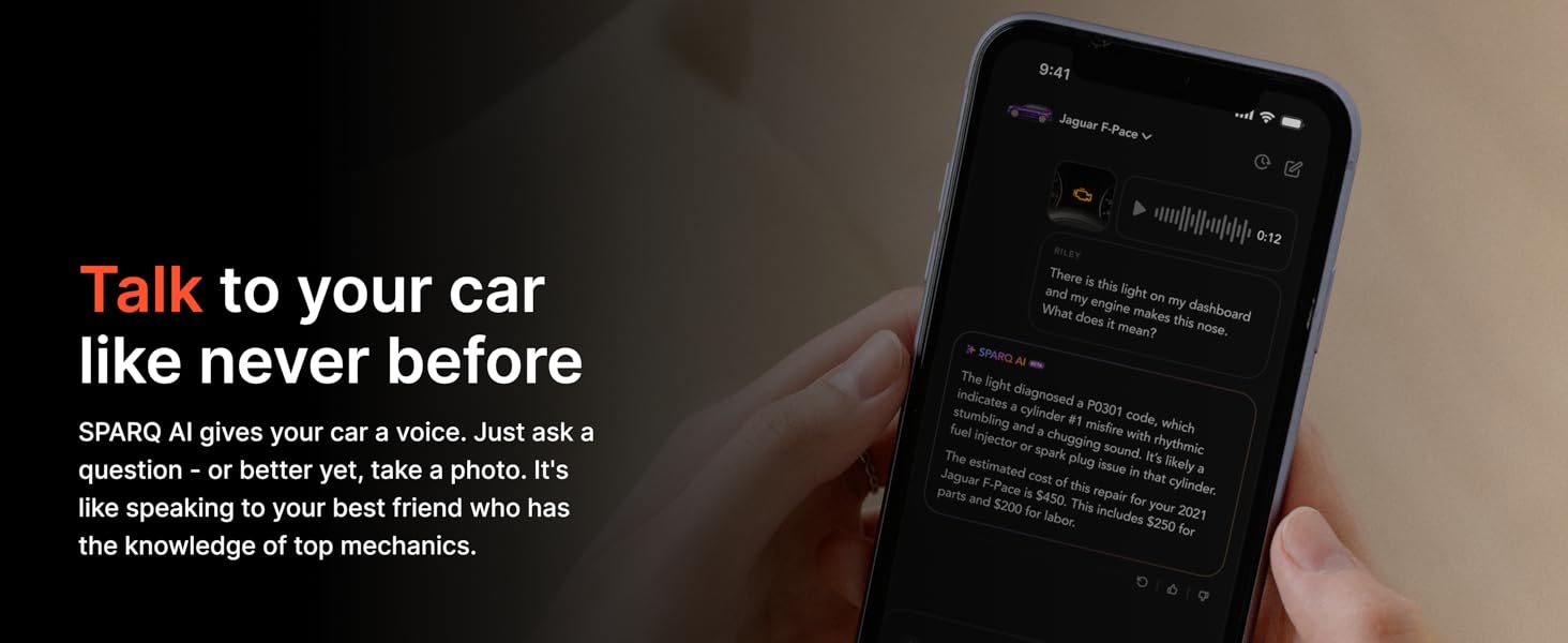 Talk Directly With YOUR Car only with sparq AI