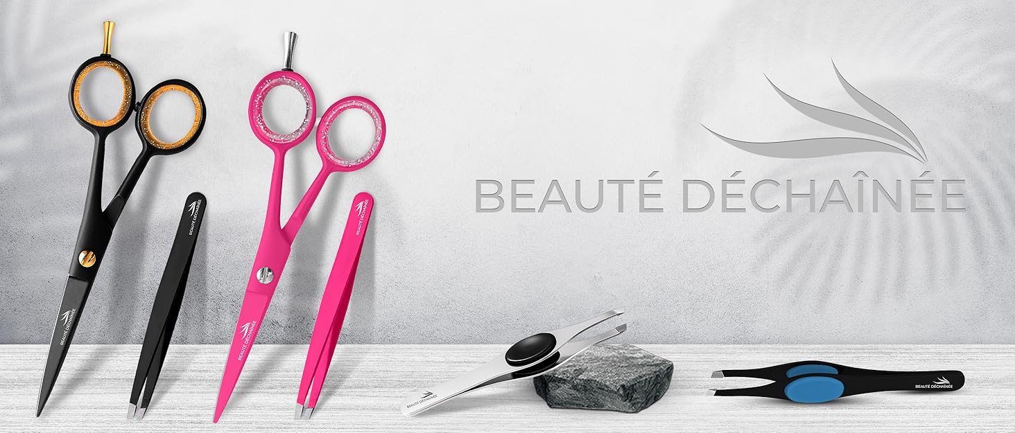 Scissors and tweezers