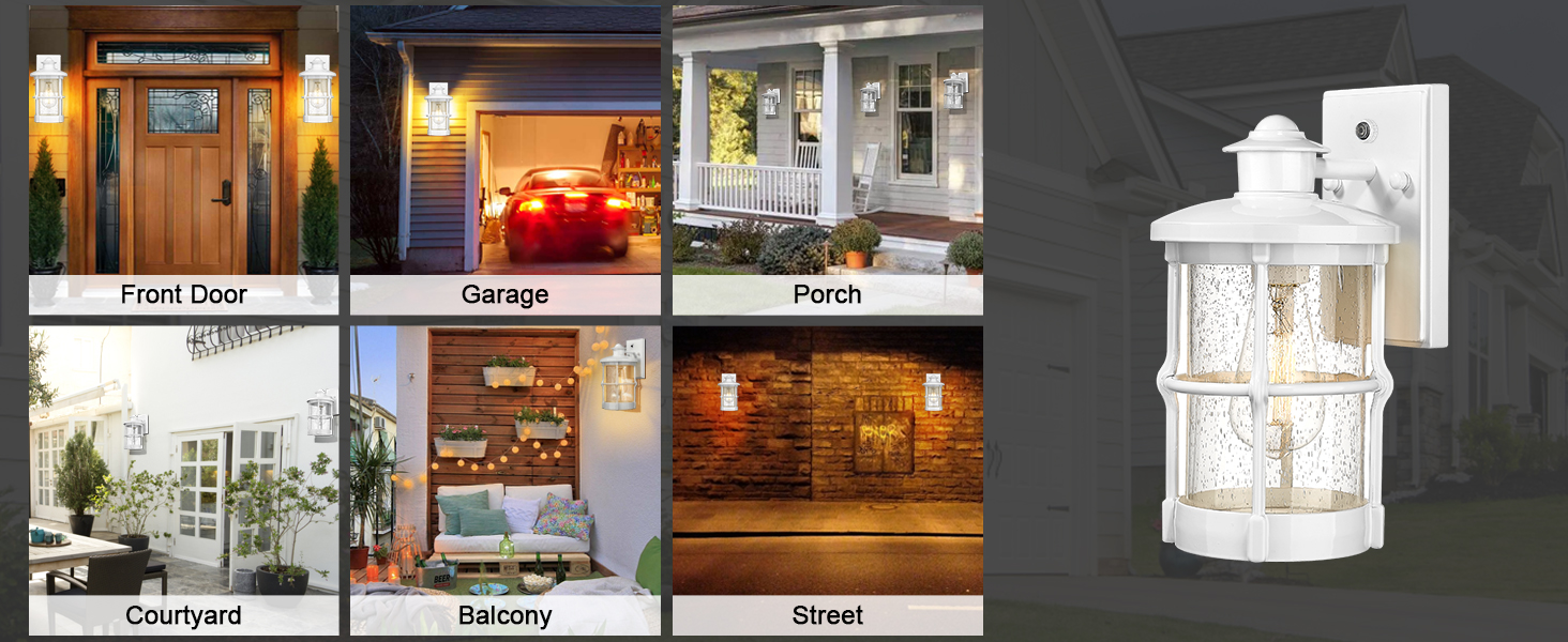 dusk to dawn garage light porch light