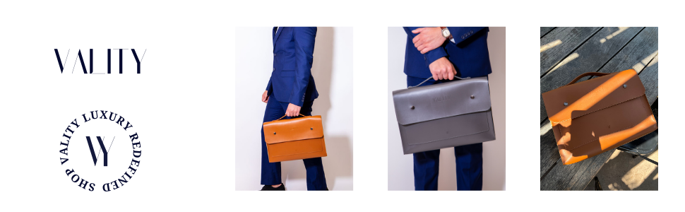 VALITY LOGO WITH THREE IMAGES INCLUDED SHOWING THE LAPTOP BAG