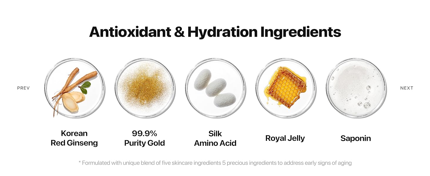 Antioxidant & Hydration Ingredients