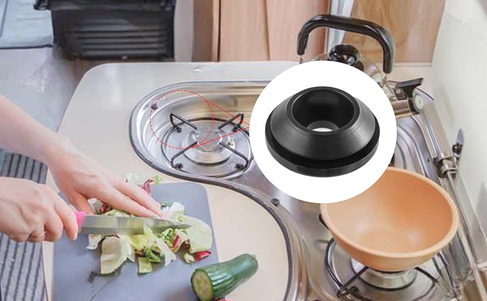 071129 RV Stove Parts Grommets Rubber Feet for Suburban