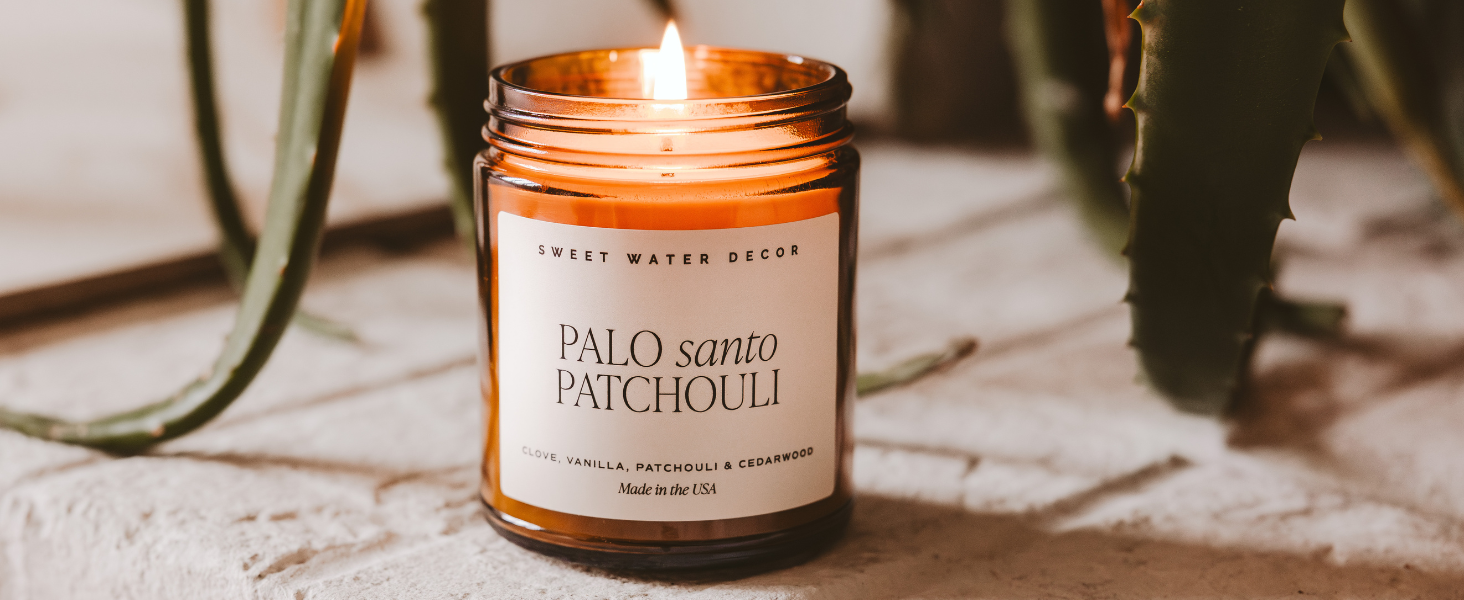 Palo Santo Patchouli Soy Candle