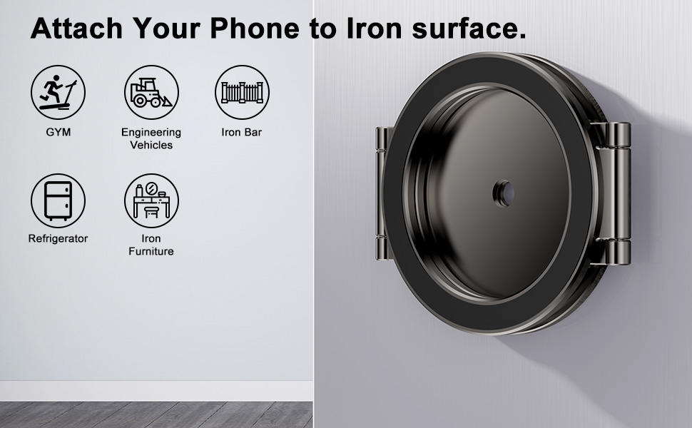 Dual magnetic ring phone holder 9