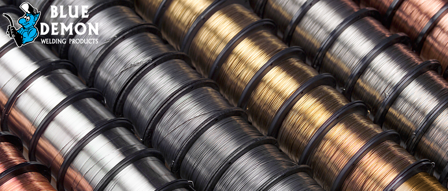 blue demon spools closeup