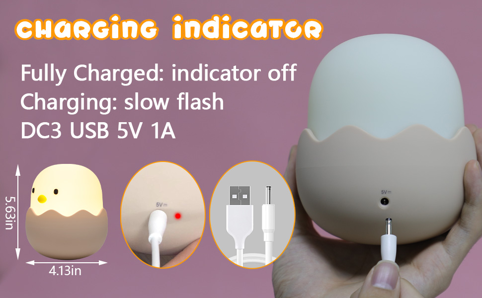 egg night light for kids