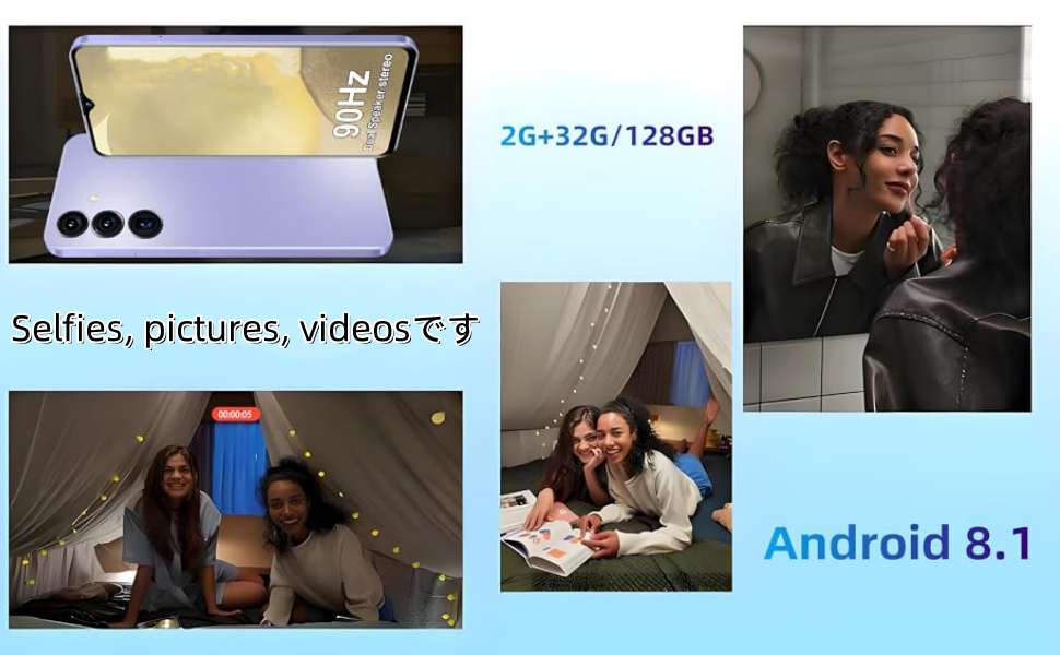 Amazon | 格安スマホ本体 ロック解除された携帯電話、 6.52