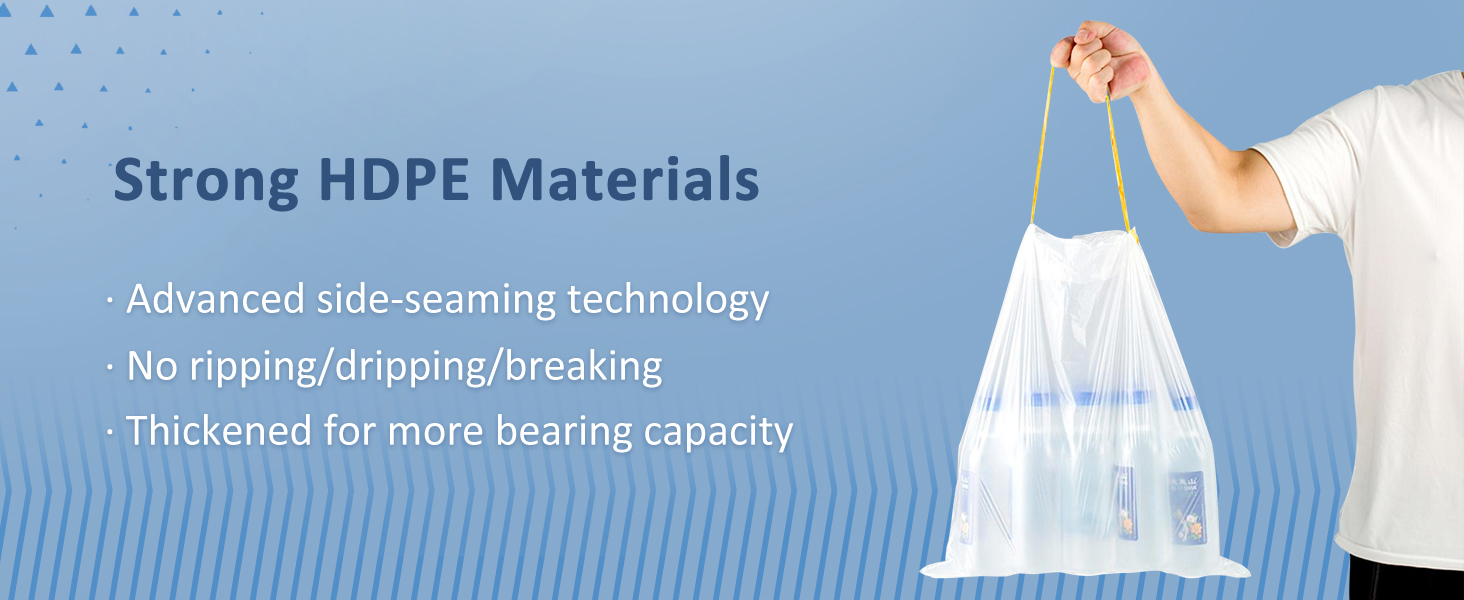 Strong 30L Bin Liners 30 Litre Bin Bags 20 Counts Tie Handle