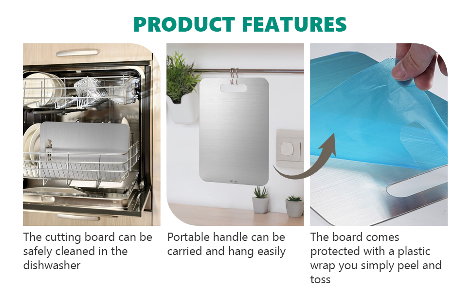 stainless steel cutting boards
