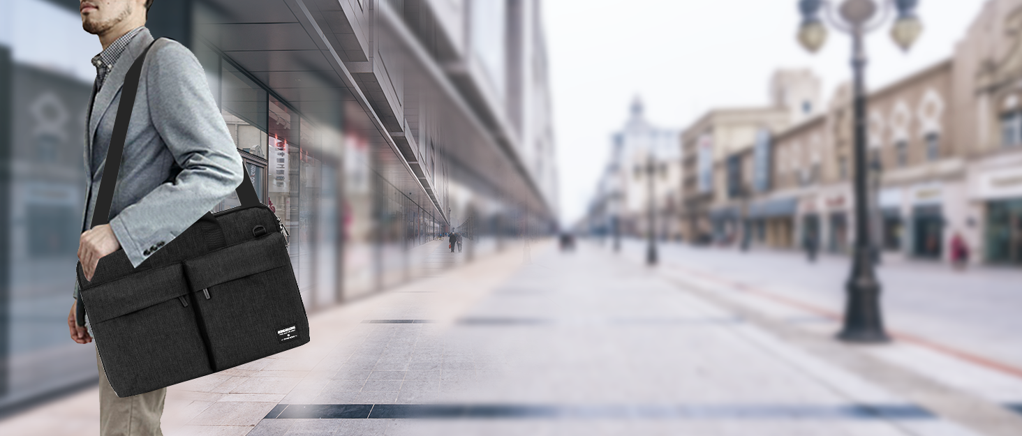 Laptop Bag with Wheels Fits 17 Inch Notebook, Water Resistance Teacher