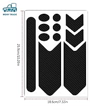 Amazon | MORYTRADE 自転車フレーム保護フィルム ステッカー