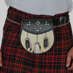 Tassel Cowhide Sporran Waist Fit