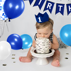 Blue Birthday Decorations for Boys