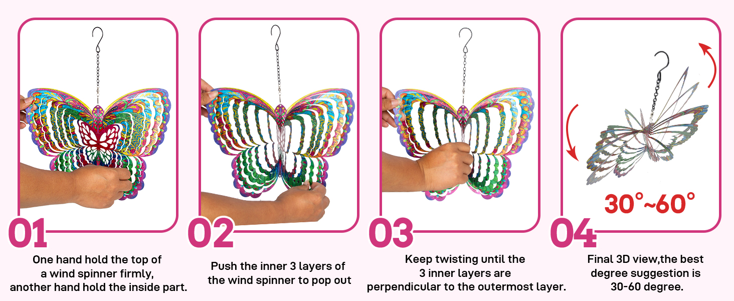 wind spinners for yard and garden