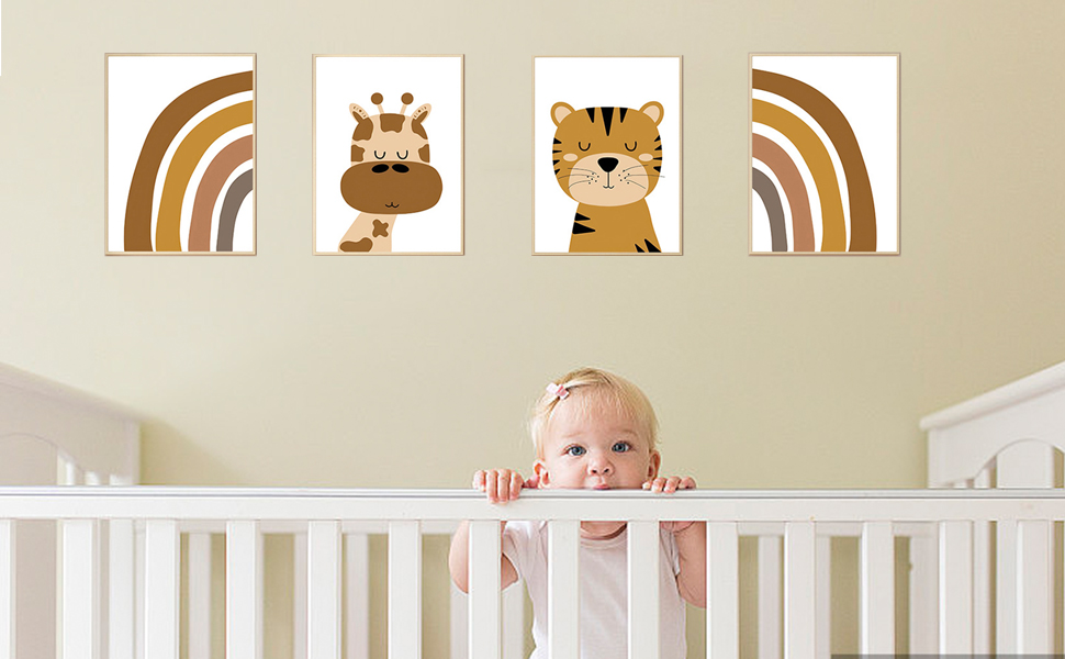  A4 Kinder Deko Poster Jungen und Mädchen