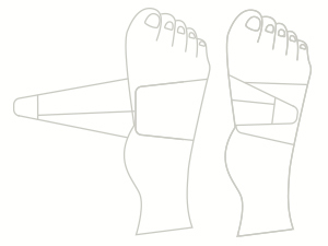 Brison arch support adjustable tightening