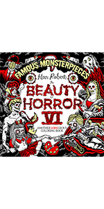 The Beauty of Horror 1: A GOREgeous Coloring Book (Spiral Bound) – Lay it  Flat Publishing Group