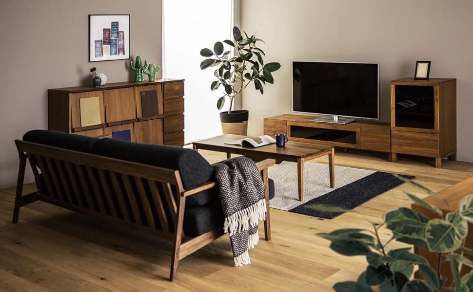 Amazon｜高野木工 レッチェ LECCE 120コーナーTVボード