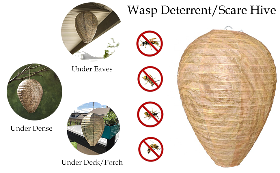 Pack of 2, Effective Deterrent Bee Nest Wasps Jackets