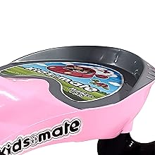 Kidsmate Magic Swing Car for Kids - Pink