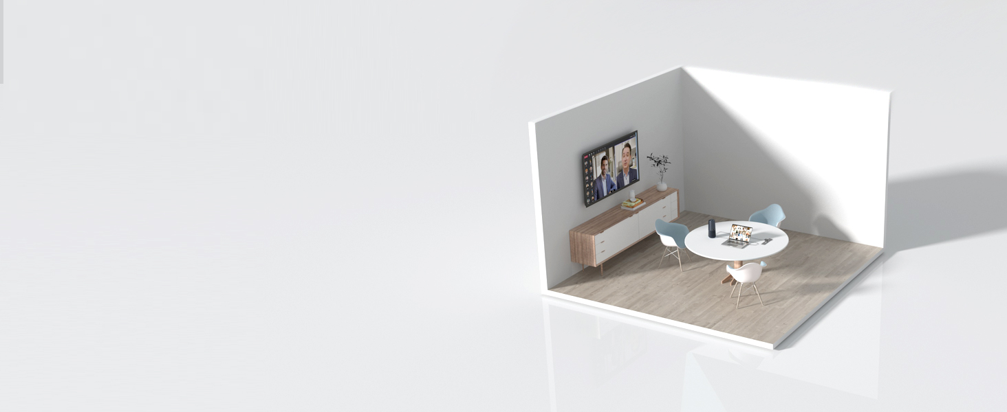 C50 360° Video Conference Camera, Microphone and Speaker, Noise Suppression, All-in-1 Webcam