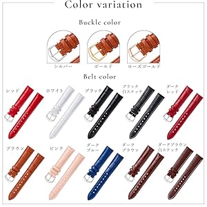 Genuine Leather Croco Embossed Leather Band Replacement Strap Leather Long Band Adjustment Kit Pin Croco Separates Leather Watch Strap