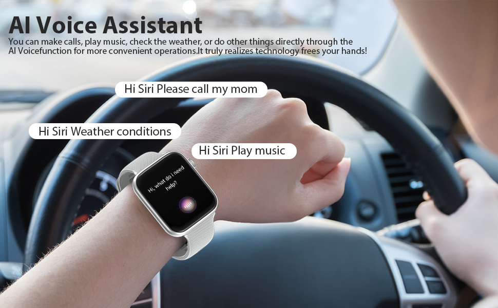 Smart Watch for Men Women Android iPhone Fitness Activity Trackers Smartwatches Bluetooth Call